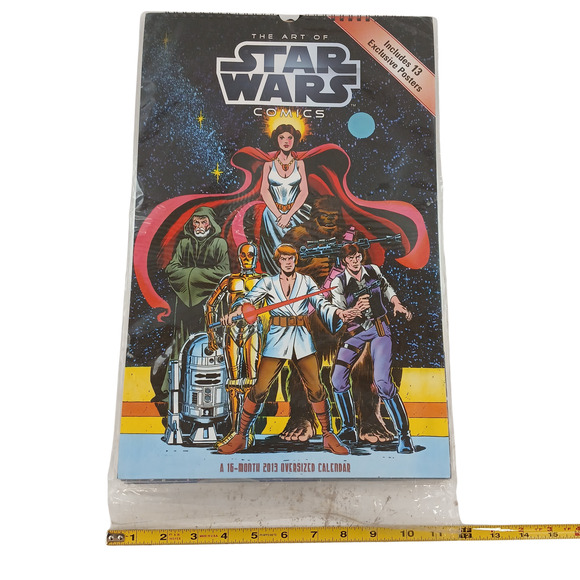 4X Star Wars 16-Month Oversized Calendars 2011–2014 Includes Exclusive Poster - Picture 12 of 12